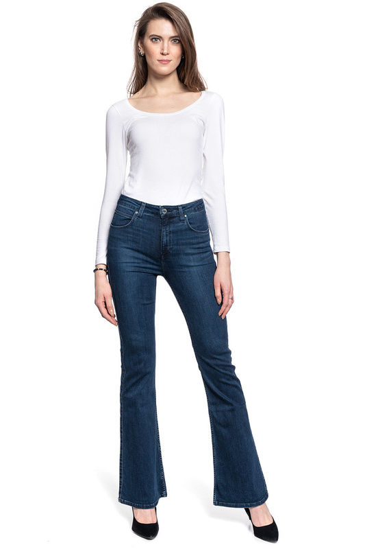 DAMSKIE SPODNIE JEANSOWE LEE FLARE BO L30FBWRF 112106417