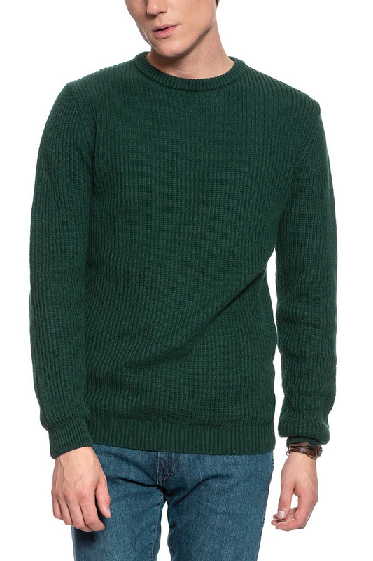 MĘSKI SWETER WRANGLER STRUCTURAL CREW PINE W8B1PNG01 112132381