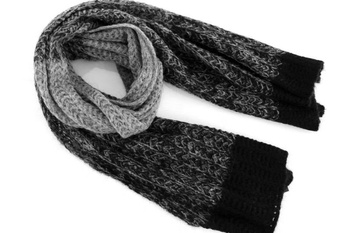 LEE CHUNKY SCARF BLACK LD063101      $    