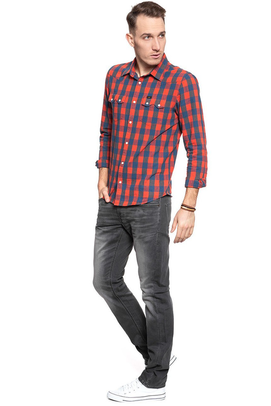 SPODNIE MĘSKIE MUSTANG Oregon Tapered K DENIM BLACK 1006793 4000 883