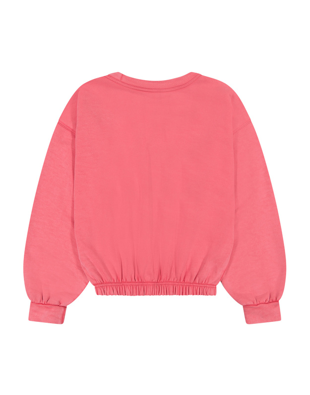 DAMSKA BLUZA LEE SLEEVE DETAIL SWEATSHIRT LYCHEE 112363495