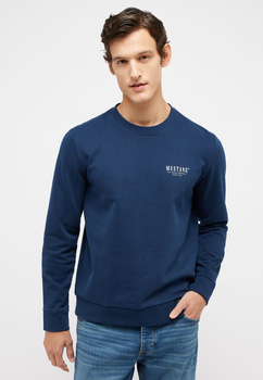 MĘSKA BLUZA MUSTANG LOGO Clio Dress Blues 1014784 5334
