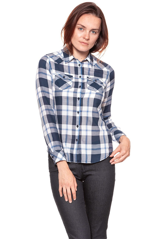 WRANGLER WESTERN SHIRT NAVY W512RLU35 112129268