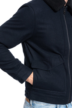 MĘSKA KURTKA ZIMOWA LEE 191J WOOL JACKET MIDNIGHT NAVY L86FVOMA 112122658