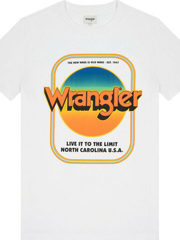 WRANGLER SS GOOD TIMES TEE MĘSKI T-SHIRT TRUE WHITE W7F8FKXW2 112131816