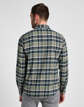 LEE MĘSKA KOSZULA LEE REGULAR SHIRT GREEN 112355698