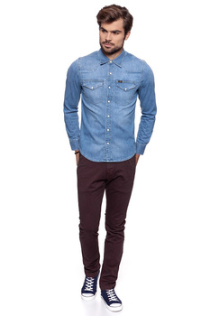 LEE LEE WESTERN SHIRT CONSTANT BLUE L643AFWD