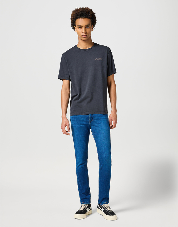 WRANGLER MĘSKIE SPODNIE JEANSOWE LARSTON INDIGO WAVES 112356817 W18S008808