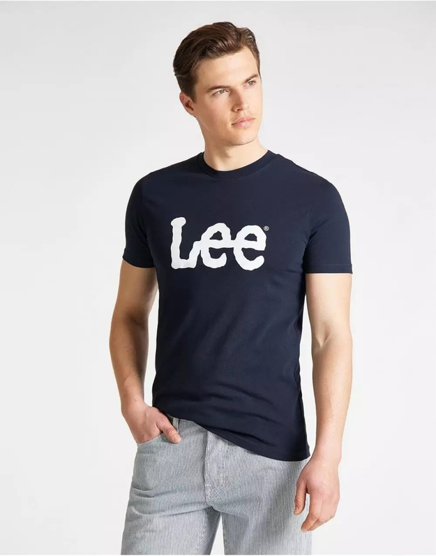 LEE WOBBLY LOGO TEE MĘSKI T-SHIRT KOSZULKA BRINDLE GREEN L65QAIUA 112145359
