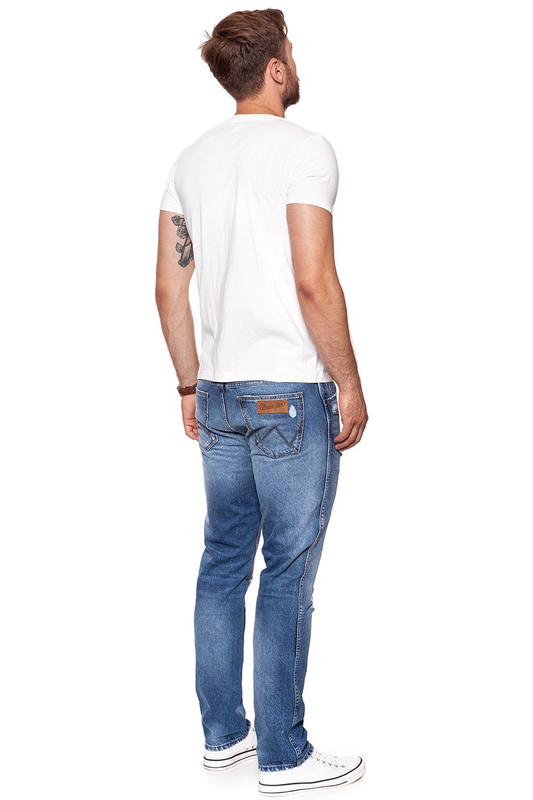 KOSZULKA WRANGLER SS EAGLE TEE OFFWHITE W7B74FK02 112131542