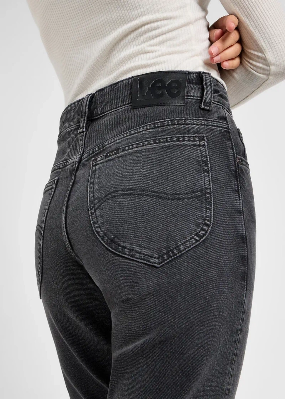 LEE DAMSKIE SPODNIE JEANSOWE LEE RIDER JEANS REFINED BLACK 112341336