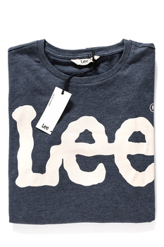 LEE LOGO TEE LS BRIGHT NAVY L63TUOCF
