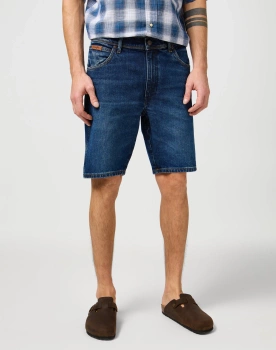 WRANGLER MĘSKIE SPODENKI JEANSOWE WRANGLER TEXAS SHORTS MEADOW HAZE 112362506