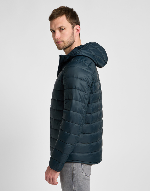 LEE MĘSKA KURTKA ZIMOWA LEE PUFFER JACKET CHARCOAL 112355704