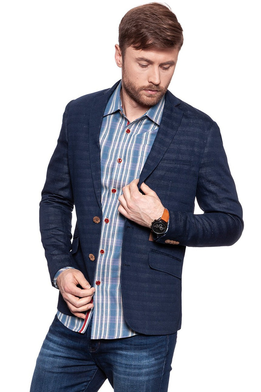 ANERKJENDT INDIE BLAZER DARK DENIM 8.413.102