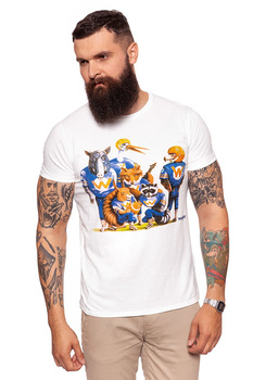 KOSZULKA WRANGLER MASCOTTE TEE OFFWHITE W7B35FK02 112131454