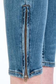 LEE SCARLETT CROPPED DAMSKIE SPODNIE JEANSOWE DŻINS JEANSY BROOKLYN RETRO L30CKJMP