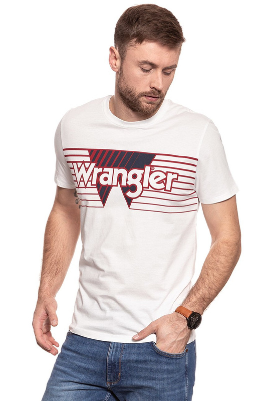 WRANGLER T SHIRT SS GRAPHIC TEE OFFWHITE W7C56FQ02 112131730