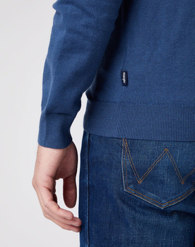 WRANGLER CREW KNIT DARK DENIM W8A02PXTG 112141657