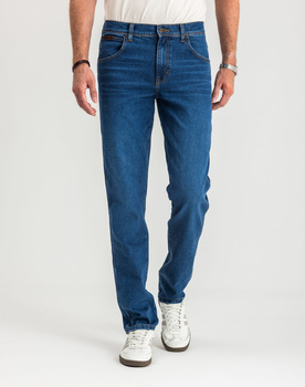 MĘSKIE SPODNIE JEANSOWE WRANGLER TEXAS SLIM GAME ON W12ST112E 112126517