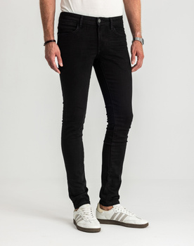 Męskie Spodnie Jeansowe Tom Tailor Troy Czarne Slim Fit 1021160 10270