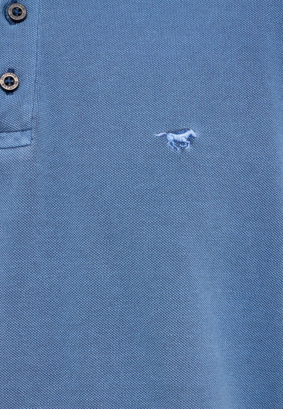 MĘSKA KOSZULKA POLO MUSTANG Pablo Polo Gmt Dye Insignia Blue 1015745 5230