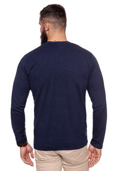 LEE V NECK KNIT MEDIEVAL BLUE L84OAH13