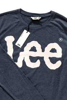 LEE LOGO TEE LS BRIGHT NAVY L63TUOCF