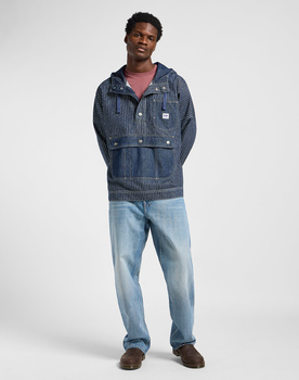 MESKA KURTKA JEANSOWA LEE DENIM ANORAK LAKE EDGE 112364127