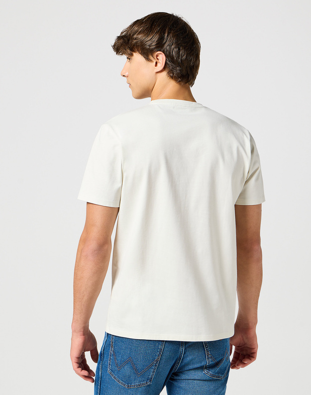 WRANGLER MĘSKA KOSZULKA WRANGLER GRAPHIC TEE VINTAGE WHITE 112355060
