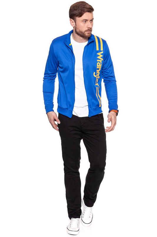 BLUZA WRANGLER MĘSKA B&Y ZIP SWEAT NAUTICAL BLUE W6558DZV2 112130569