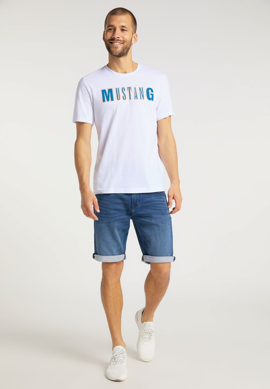 MĘSKI T-SHIRT MUSTNAG Alex LOGO Tee general White general 1009516 2045