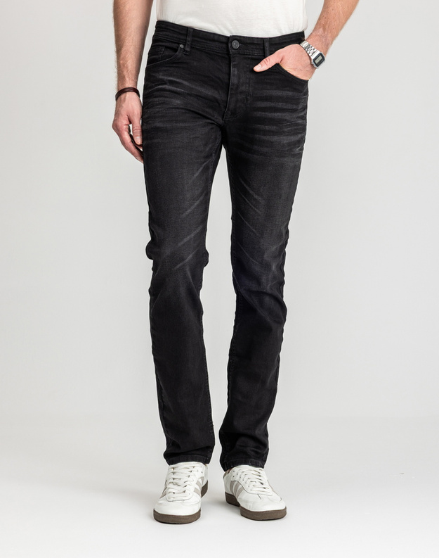 Męskie Spodnie Jeansowe Marcus Felix Jeans 2056 Blue Night Used 14-200201