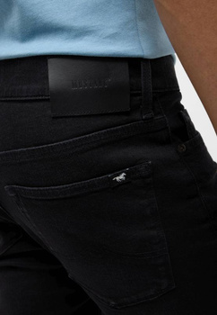Męskie Spodnie jeansowe Mustang Style Frisco Skinny Denim Black 1015855 4000 901