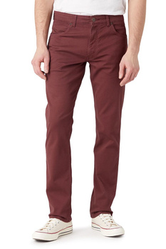 WRANGLER MĘSKIE SPODNIE MATERIAŁOWE GREENSBORO DAHLIA 112341468 W15Q016299