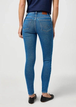 DAMSKIE SPODNIE WRANGLER HIGH SKINNY URBAN HAZE 112362302