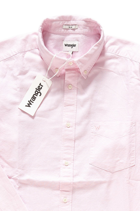 KOSZULA WRANGLER LS DOWN PEPPA PINK W5883BMU6 112129627