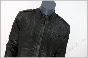 WRANGLER LEATHER JACKET DARK BROWN W4449ZI82      $    