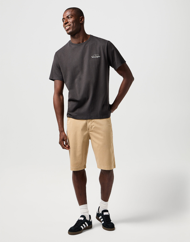 MESKIE SPODENKI WRANGLER CHINO SHORT PLAZA TAUPE 112362349