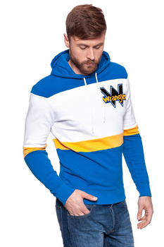 BLUZA WRANGLER MĘSKA B&Y HOODIE WHITE W6557HQ12 112130568
