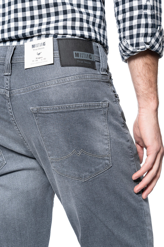 MĘSKIE SPODNIE MUSTANG VEGAS SLIM FIT MID BLUE 1011379 4500 313