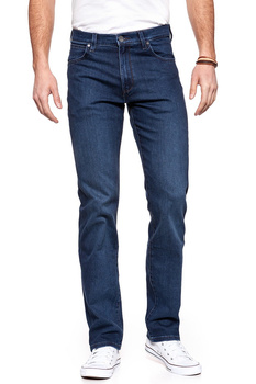 SPODNIE MĘSKIE WRANGLER ARIZONA SPILLED INDIGO W12OMS26B 112126386