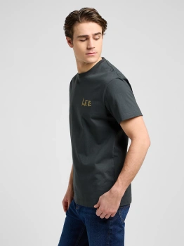 MESKA KOSZULKA LEE RELAXED GRAPHIC TEE WASHED BLACK 112370512