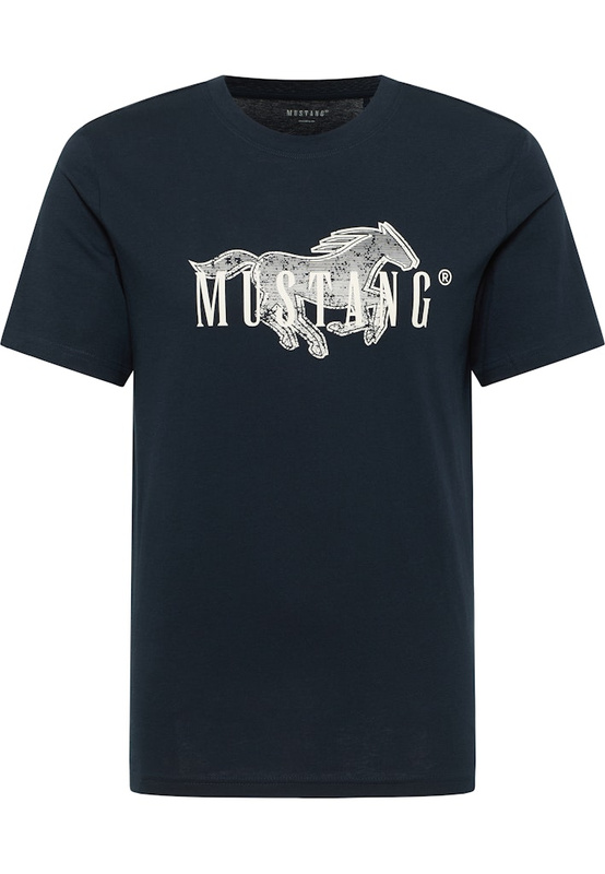 Męski T-Shirt Mustang Style Austin Dark Sapphire 1016858 4136
