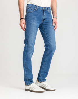 LEE DAREN ZIP FLY MĘSKIE SPODNIE JEANSOWE JEANSY DŻINSY DARK FREEPORT L707PXGQ 112140688