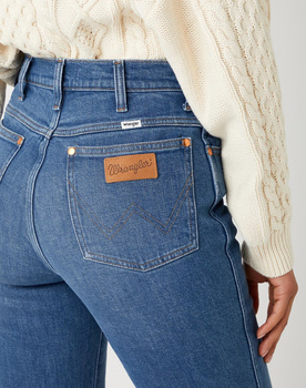 DAMSKIE SPODNIE JEANSOWE WRANGLER WILD WEST BLUE RIDGE W2H2ZH33S 112141317