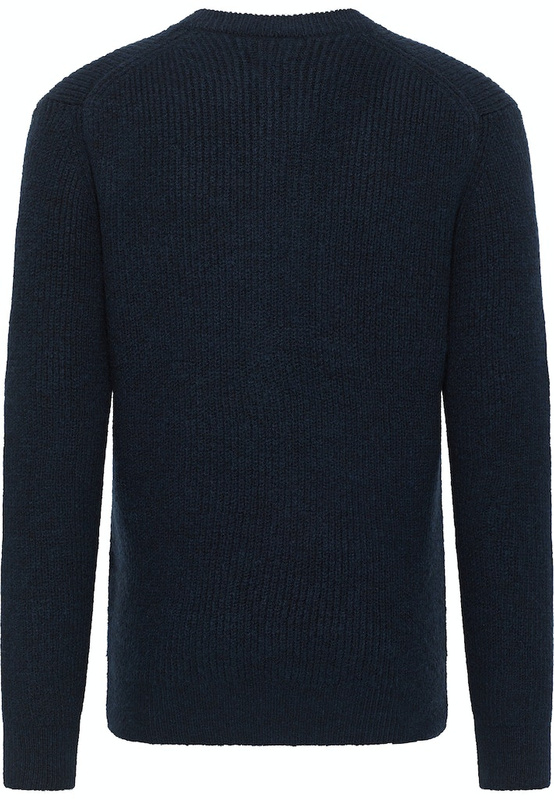 Męski Sweter Mustang Style Emil C Henley Total Eclipse 1014118 5226 