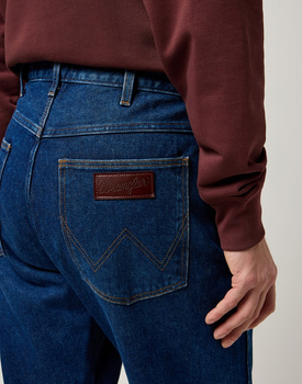 MESKIE SPODNIE  WRANGLER FRONTIER POLAR STEEL 112373195