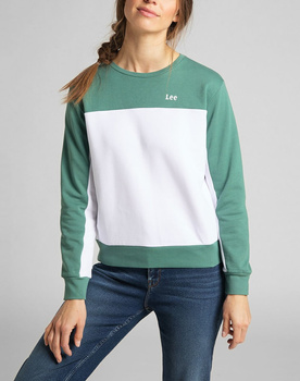 LEE COLOURBLOCK SWS DAMSKA BLUZA KLASYCZNA EVERGREEN L36QEJOT 112139962