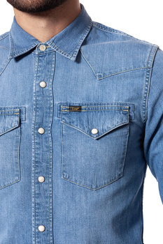 LEE LEE WESTERN SHIRT CONSTANT BLUE L643AFWD